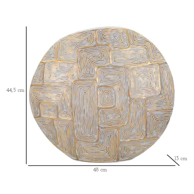Wazon z żywicy Eclips 48X13X44,5 cm